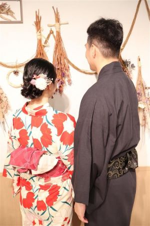 男性着物