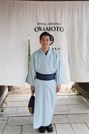 男性着物
