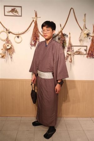 男性着物