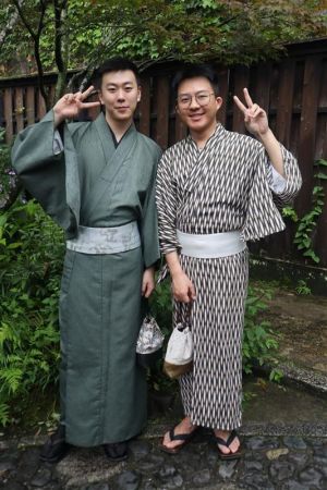 男性着物