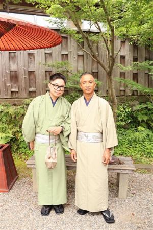 男性着物