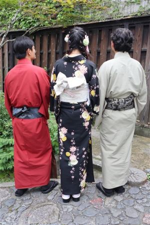 男性着物