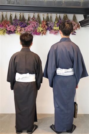 男性着物