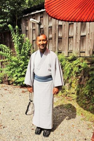 男性着物