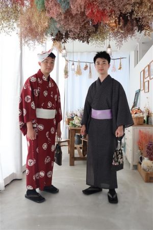 男性着物