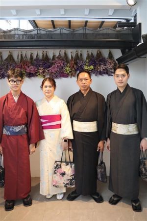 男性着物