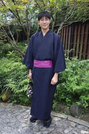 男性着物