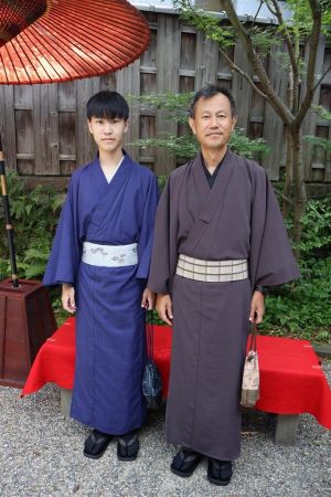 男性着物