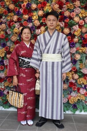 男性着物