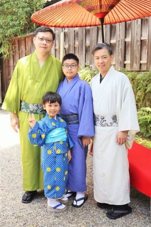 男性着物