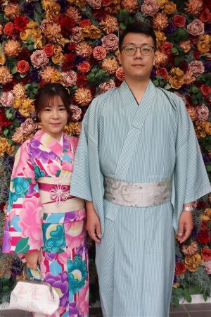 男性着物