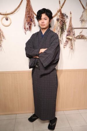 男性着物