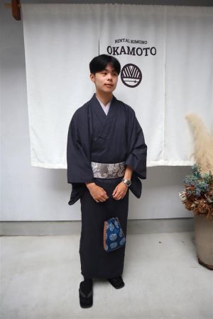 男性着物