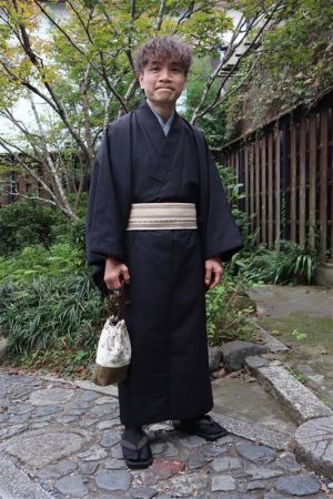 男性着物