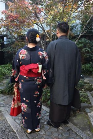 男性着物