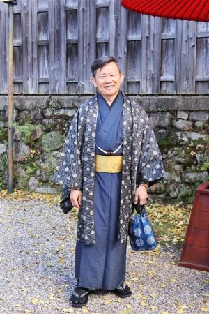 男性着物