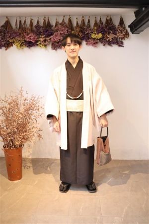 男性着物