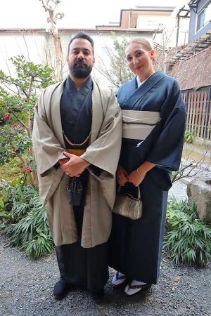 男性着物