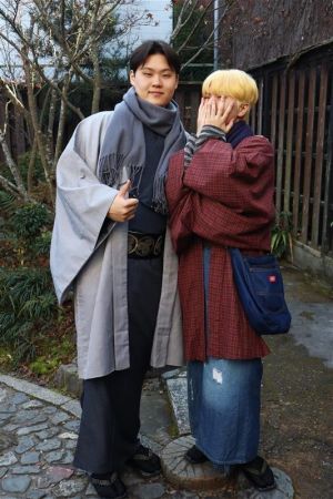 男性着物