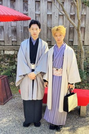男性着物