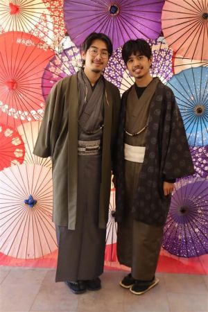 男性着物