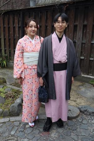 男性着物