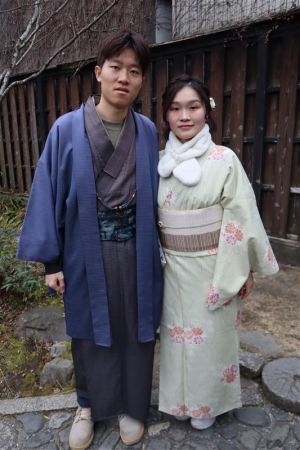 男性着物