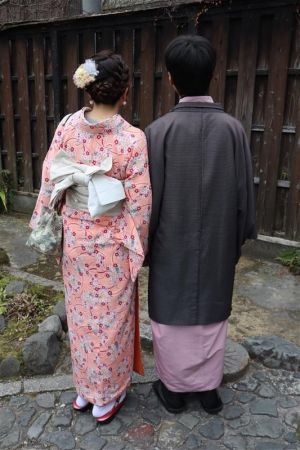 男性着物