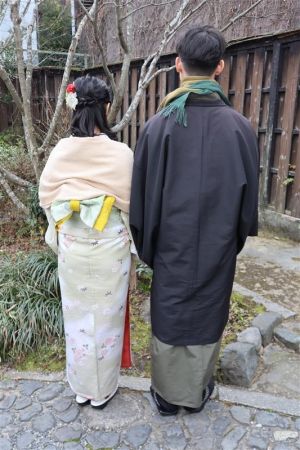 男性着物