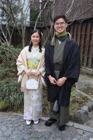 男性着物