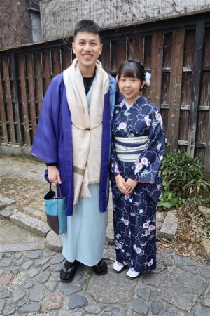 男性着物
