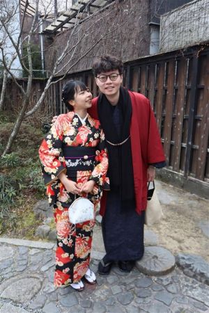 男性着物