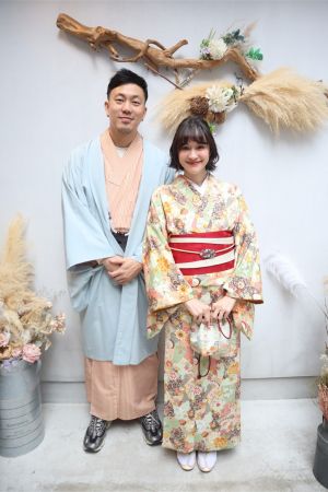 男性着物