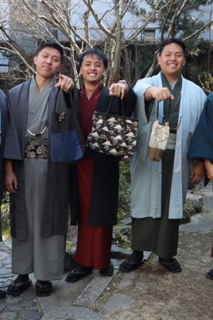 男性着物