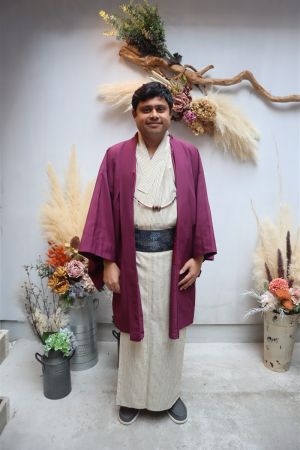 男性着物