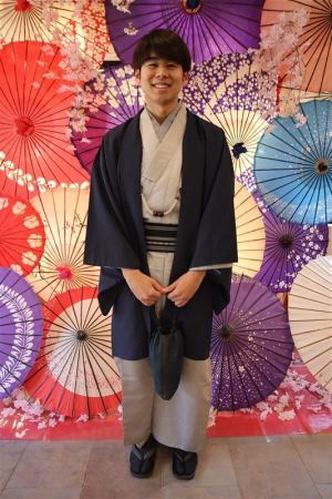 男性着物
