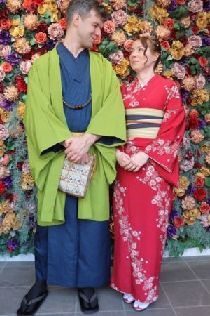 男性着物