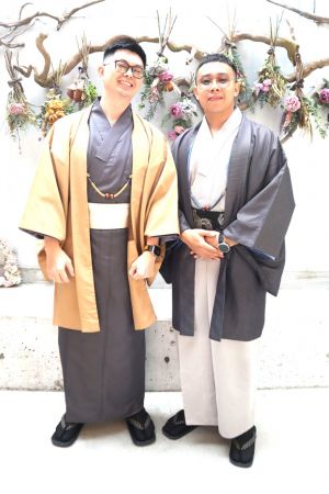 男性着物
