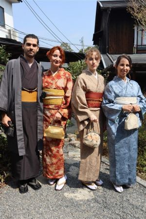 男性着物