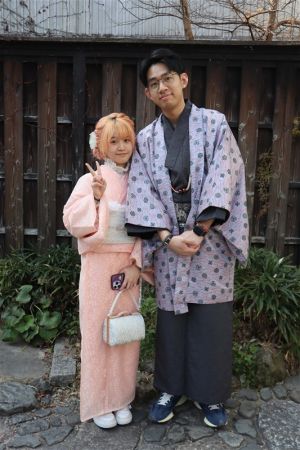 男性着物
