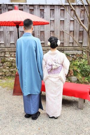 男性着物
