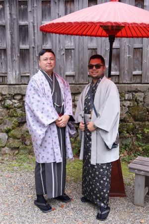 男性着物