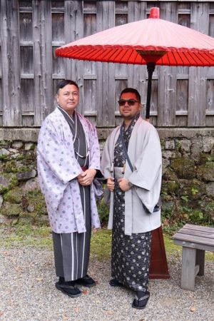 男性着物