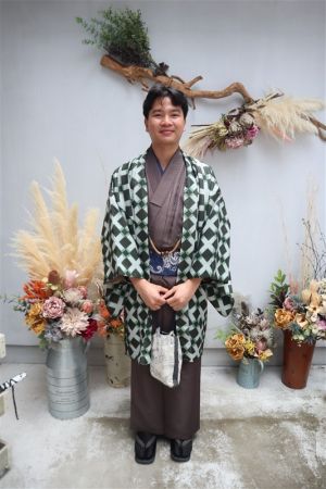 男性着物