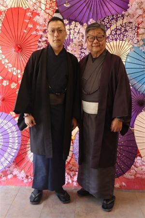 男性着物