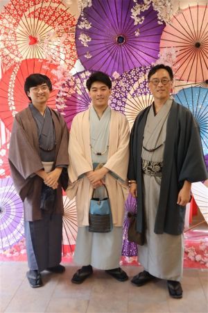 男性着物