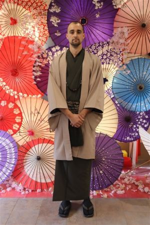 男性着物