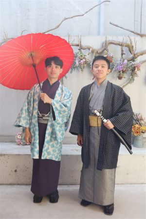 男性着物