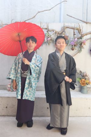 男性着物