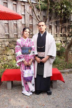 男性着物